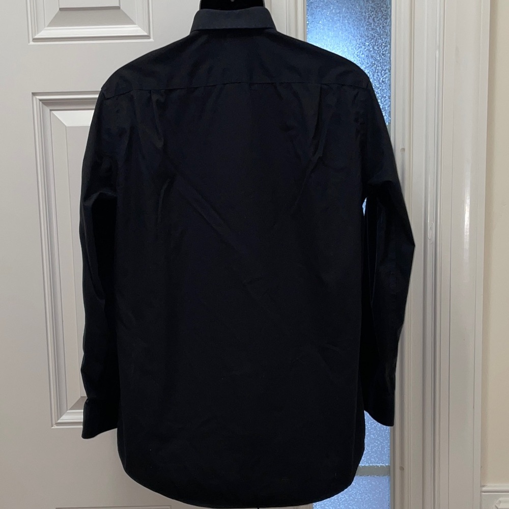 Jos. A Banks LS Black Button down Dress Shirt, Mens 16-33 - Picture 3 of 5